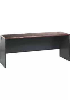 Hon Company 38000 Series Desk Shell, 60w x 30d x 29-1/2h, Mahogany/Charcoal