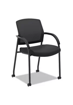 Hon Company Lota Series Mesh Guest Side Chair, Black Fabric, Black Base -Hon Company Shop Belk 130