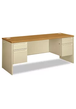 Hon Company 38000 Series Kneespace Credenza, 72w x 24d x 29-1/2h, Harvest/Putty -Hon Company Shop Belk 160
