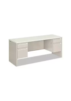 Hon Company 38000 Series Kneespace Credenza, 72w x 24d x 29.5h, Silver Mesh/Light Gray -Hon Company Shop Belk 186