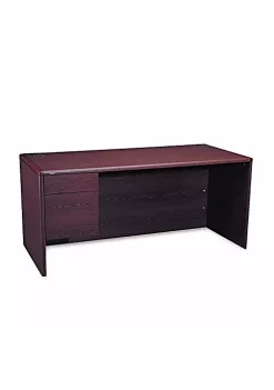 Hon Company 10700 Series "L" 3/4 Left Pedestal, 66w x 30d x 29 1/2h, Mahogany -Hon Company Shop Belk 217