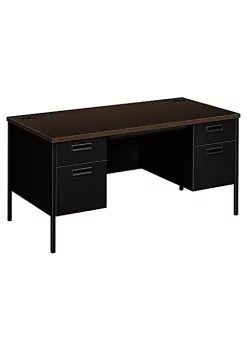 Hon Company Metro Classic Double Pedestal Desk, 60w x 30d x 29 1/2h, Mocha/ -Hon Company Shop Belk 239