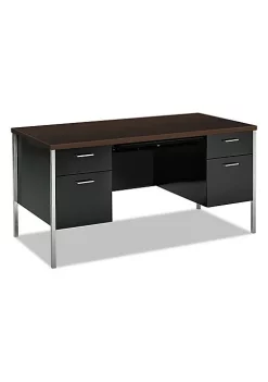 Hon Company 34000 Series Double Pedestal Desk, 60w x 30d x 29 1/2h, Mocha/ -Hon Company Shop Belk 257