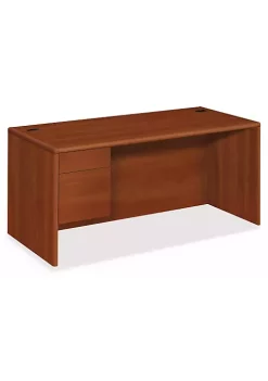 Hon Company 10700 Series "L" 3/4 Left Pedestal, 66w x 30d x 29 1/2h, Cognac -Hon Company Shop Belk 260