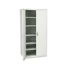 Hon Company Assembled Storage Cabinet, 36w x 24-1/4d x 71-3/4h, Charcoal