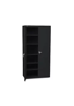 Hon Company Assembled Storage Cabinet, 36w x 18-1/4d x 71-3/4h, Black