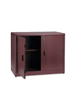 Hon Company 10700 Series Locking Storage Cabinet, 36w x 20d x 29 1/2h, Mahogany