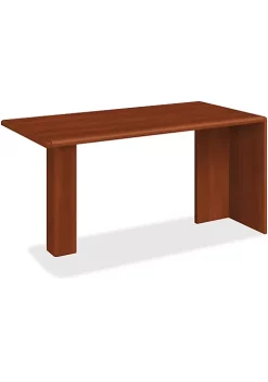Hon Company 10700 Series Peninsula, Wood Support Column, 60w x 30d x 29.5h, Cognac