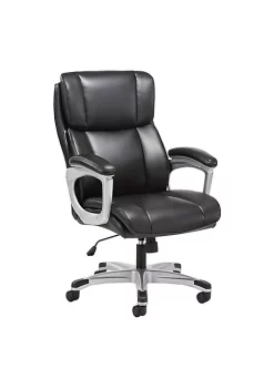 Hon Company 3-Fifteen Executive High-Back Chair, Supports up to 225 lbs.,Seat/ Back, Aluminum Base
