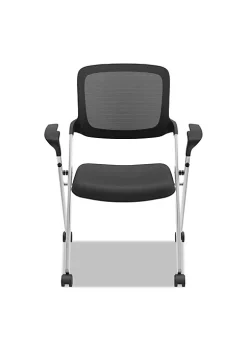 Hon Company VL314 Mesh Back Nesting Chair, Black/Silver per Case -Hon Company Shop Belk 429