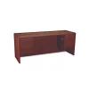 Hon Company 10700 Kneespace Credenza,.75 Height Pedestals, 72w x 24d x 29.5h, Mahogany