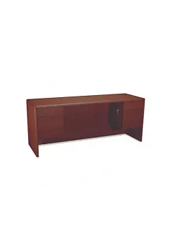 Hon Company 10700 Kneespace Credenza,.75 Height Pedestals, 72w x 24d x 29.5h, Mahogany -Hon Company Shop Belk 46