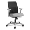 Hon Company Ignition 2.0 4-Way Stretch Low-Back Mesh Task Chair, Supports Up to 300 lb, Frost Seat, Charcoal Back, Titanium Base