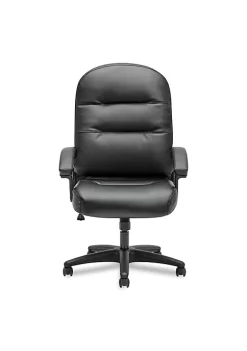 Hon Company Pillow-Soft 2090 Series Executive High-Back Swivel/Tilt Chair, Leather