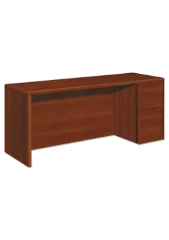 Hon Company 10700 Series Right Pedestal Credenza, 72w x 24d x 29 1/2h, Cognac -Hon Company Shop Belk 5