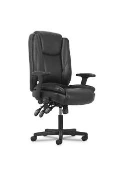 Hon Company High-Back Executive Chair, Black Leather
