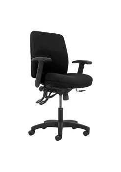 Hon Company Network Mid-Back Task Chair, Supports up to 250 lbs.,Seat/ Back,Base