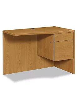 Hon Company 10500 Series Curved Return, Right, 42w x 18-24d x 29 1/2h, Harvest