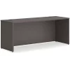 Hon Company Mod Credenza Shell, 72w x 24d x 29h, Slate Teak