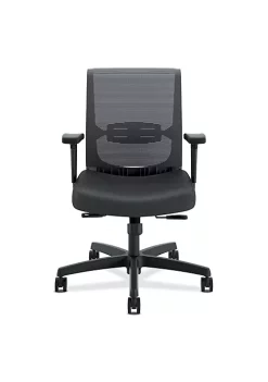Hon Company Convergence Chair, Black Fabric/Black Plastic -Hon Company Shop Belk 556