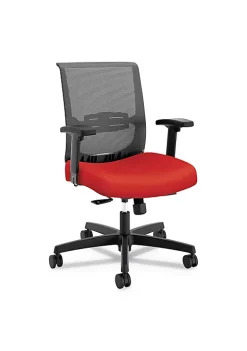 Hon Company Convergence Mid-Back Task Chair, Red/Black, Base: Black -Hon Company Shop Belk 565