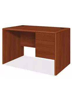 Hon Company 10700 Series Single 3/4 Right Pedestal Desk, 48w x 30d x 29.5h, Cognac -Hon Company Shop Belk 84